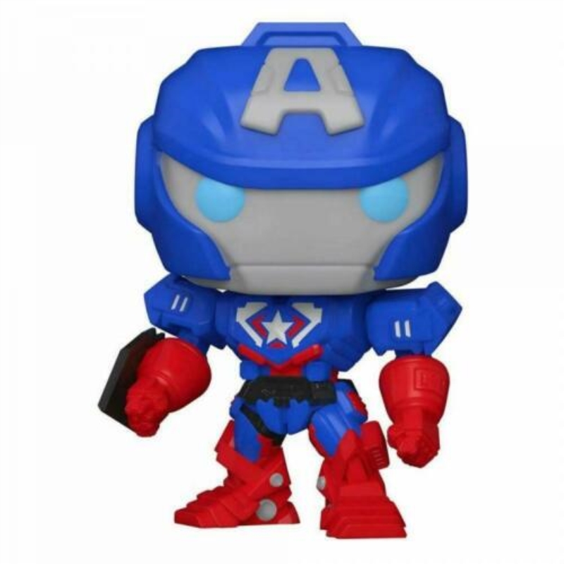 FUNKO ACTION FIGURES FUNKO POP MARVEL MECH: CAPTAIN AMERICA FUNKO ACTION FIGURES FUNKO POP MARVEL MECH: CAPTAIN AMERICA